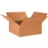 Global Industrial™ Heavy Duty Dbl Wall Cardboard Corrugated Boxes, 20"L x 20"W x 8"H, Kraft - Pkg Qty 10