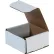 Global Industrial™ Corrugated Mailers, 4"L x 4"W x 2"H, White - Pkg Qty 50