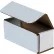 Global Industrial™ Corrugated Mailers, 5"L x 2"W x 2"H, White - Pkg Qty 50
