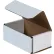 Global Industrial™ Corrugated Mailers, 5"L x 3"W x 2"H, White - Pkg Qty 50
