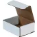 Global Industrial™ Corrugated Mailers, 5"L x 4"W x 2"H, White - Pkg Qty 50