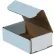 Global Industrial™ Corrugated Mailers, 6"L x 4"W x 2"H, White - Pkg Qty 50