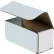 Global Industrial™ Corrugated Mailers, 7"L x 3"W x 3"H, White - Pkg Qty 50