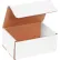 Global Industrial™ Corrugated Mailers, 7"L x 5"W x 3"H, White - Pkg Qty 50