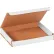 Global Industrial™ Corrugated Mailers, 8"L x 6"W x 1"H, White - Pkg Qty 50