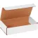 Global Industrial™ Corrugated Mailers, 9"L x 5"W x 2"H, White - Pkg Qty 50