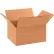 Global Industrial™ Multi Depth Cardboard Corrugated Boxes, 10"L x 8"W x 6"H, Kraft - Pkg Qty 25