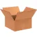 Global Industrial™ Multi Depth Cardboard Corrugated Boxes, 12"L x 12"W x 6"H, Kraft - Pkg Qty 25