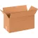 Global Industrial™ Multi Depth Cardboard Corrugated Boxes, 12"L x 6"W x 6"H, Kraft - Pkg Qty 25