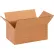 Global Industrial™ Multi Depth Cardboard Corrugated Boxes, 14-1/2"L x 8-3/4"W x 6"H, Kraft - Pkg Qty 25