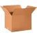 Global Industrial™ Multi Depth Cardboard Corrugated Boxes, 18"L x 14"W x 12"H, Kraft - Pkg Qty 25