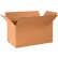 Global Industrial™ Multi Depth Cardboard Corrugated Boxes, 24"L x 12"W x 12"H, Kraft - Pkg Qty 25