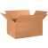 Global Industrial™ Multi Depth Cardboard Corrugated Boxes, 24"L x 16"W x 12"H, Kraft - Pkg Qty 15