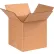 Global Industrial™ Multi Depth Cardboard Corrugated Boxes, 6"L x 6"W x 6"H, Kraft - Pkg Qty 25