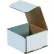 Global Industrial™ Corrugated Mailers, 4-3/8"L x 4-3/8"W x 2-1/2"H, White - Pkg Qty 50