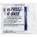 Re-Freez-R-Brix™ Cold Bricks, 7.5 Oz., 4-1/2"L x 4"W x 3/4"H, White/Blue, 42/Pack