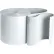 Global Industrial™ Singleface Corrugated Roll, B Flute, 48"W x 250L, White, 1 Roll