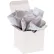 Global Industrial™ Gift Grade Tissue Paper, 11 lbs., 20"W x 30"L, Metallic Silver, 200 Sheets