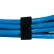 Velcro® Self-Grip Straps, 3/4"W x 75"L, Black, 1/Pack