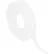 Velcro® Self-Grip Straps, 3/4"W x 75'L, White