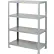 Little Giant® 4 Shelf, Heavy-Duty Welded Steel Shelving, 32"W x 18"D x 72"H