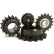 TRITAN Sprocket 25A19HX1/4, A Plate, 1/4" Pitch, 1/4" Bore, 19 Teeth