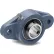 Tritan, UCFL209-27, Flange Mount Bearing, 2 Bolt Flange, Set Screw Locking, Bore 42.8625 mm