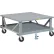 Little Giant® Ergonomic Adj. Height Mobile Pallet Stand 2PDSE40486PH2FL - 40 x 48 Solid Deck
