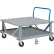 Little Giant® Ergonomic Adj. Height Pallet Stand with Handle 2PDSEH40-6PH2FL 40 x 48 Solid Deck