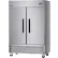 Arctic Air Reach In Freezer, 2 Solid Doors, 49 Cu. Ft., Stainless Steel