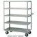 Little Giant® Shelf Truck w/3 Shelves, 3600 lb. Capacity, 36"L x 24"W x 45"H, Gray