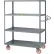 Little Giant® Service Cart with Ergonomic Handle & 4 Shelves, 41-1/2"L x 24"W x 62"H