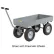 Little Giant® Heavy Duty Deep Lip Wagon Truck, 3500 lb. Cap, 60"L x 30"W, Mold-on Rubber Wheels