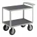 Little Giant® Instrument Cart w/Hand Guard & Mat, 1200 lb. Capacity, 48"L x 24"W x 34"H, Gray