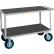 Little Giant® Instrument Cart w/Flat Shelves & Vinyl Mat, 1200 lb. Cap, 48"L x 30"W x 33-1/2"H