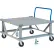 Little Giant® Adj. Height Pallet Stand with Handle PDSEH486PH2FLLR 48x48 Solid Deck & Retainers