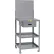Little Giant® Stationary Shop Desk with Drawer, 3 Shelves & Pegboard, 24"W x 22"D, Gray