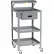 Little Giant® Mobile Shop Stand with Wheel Brakes, 1000 lb. Capacity, 36"L x 24"W x 52"H, Gray