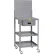 Little Giant® Mobile Shop Desk with Drawer, 3 Shelves & Pegboard, 24"W x 22"D, Gray