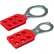 Brady® Steel Lockout Hasp with Tab, 63/64" Jaw Clearance, 1-1/2" W X 4-3/8"H