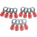 Brady® Steel Lockout Hasp, 1.5" Jaw Clearance, 12/Pk, Steel, 2-1/4"W x 4-1/2"H