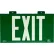 Brady® BradyGlo Exit Sign, 1-Side w/ Mount, Glow On Green, Plastic, 15-1/4"W x 8-1/4"H