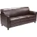 Leather Guest Sofa - Brown - Hercules Diplomat Series