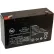 AJC® Dual-Lite 12-800 12800 0120800 6V 12Ah Emergency Light Battery