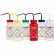 Bel-Art LDPE Wash Bottles 116460050, 500ml, Assortment Label, Wide Mouth, 6/PK