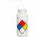 Bel-Art LDPE Wash Bottles 117160009, 500ml, Write On Label, Natural Cap, Wide Mouth, 4/PK