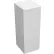 Baseboarders® Basic Series Steel Easy Slip-on Baseboard Heater Cover Left Side Endcap, White