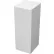 Baseboarders® Basic Series Steel Easy Slip-on Baseboard Heater Cover Right Side Endcap, White