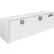 Buyers Steel Underbody Truck Box w/ Stainless Steel Rotary Paddle - White 18x18x48 - 1702210