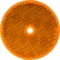 Buyers 3.1875" Amber Round DOT Bolt-On Reflectors - 5623317 - Pkg Qty 10
